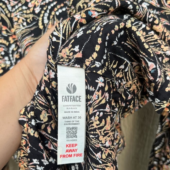 Fat Face Sudley Winter Garden Blouse Women’s size 6 - Picture 7 of 10